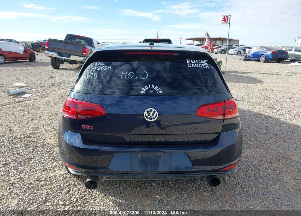 2017 VOLKSWAGEN GOLF GTI VIN: 3VW447AU4HM016644
