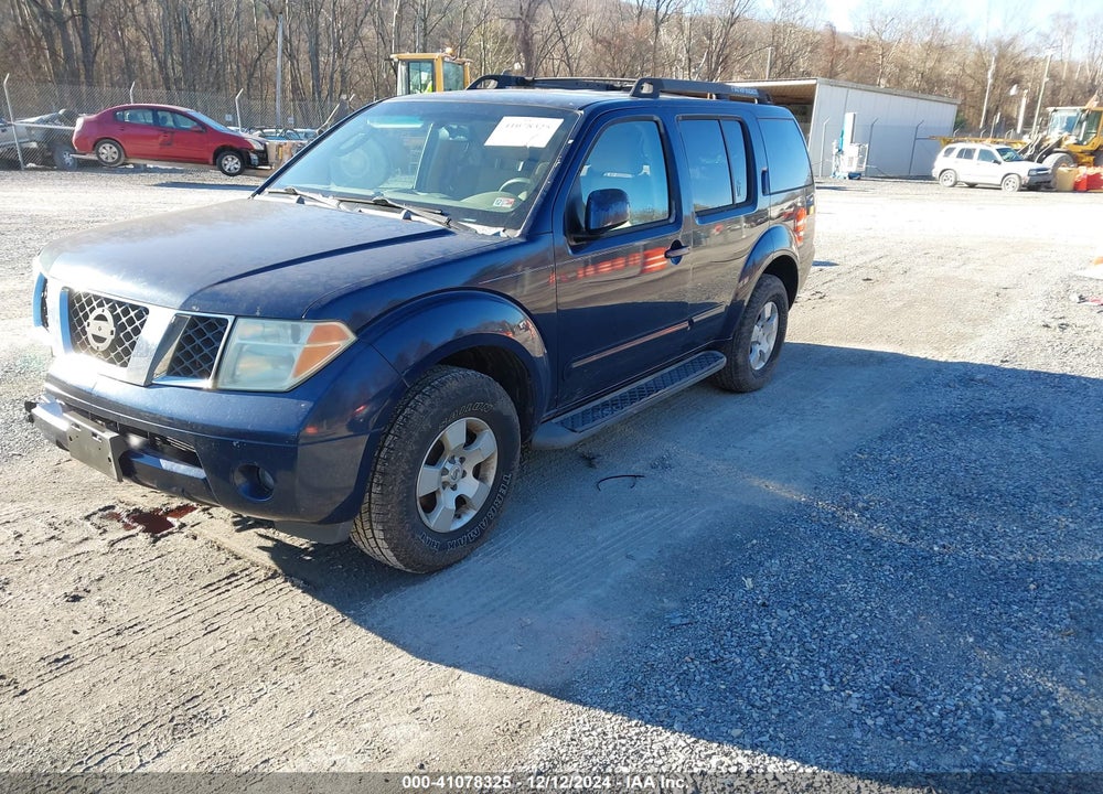 2006 NISSAN PATHFINDER SE VIN: 5N1AR18W56C626297