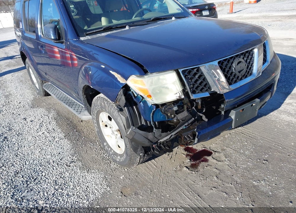 2006 NISSAN PATHFINDER SE VIN: 5N1AR18W56C626297