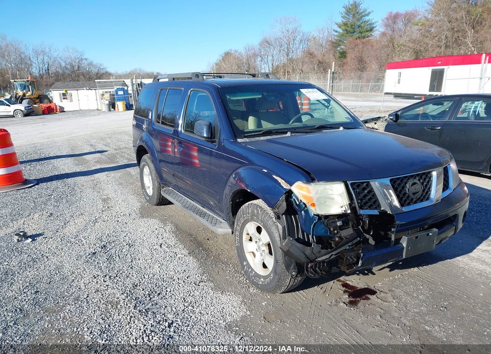 2006 NISSAN PATHFINDER SE VIN: 5N1AR18W56C626297