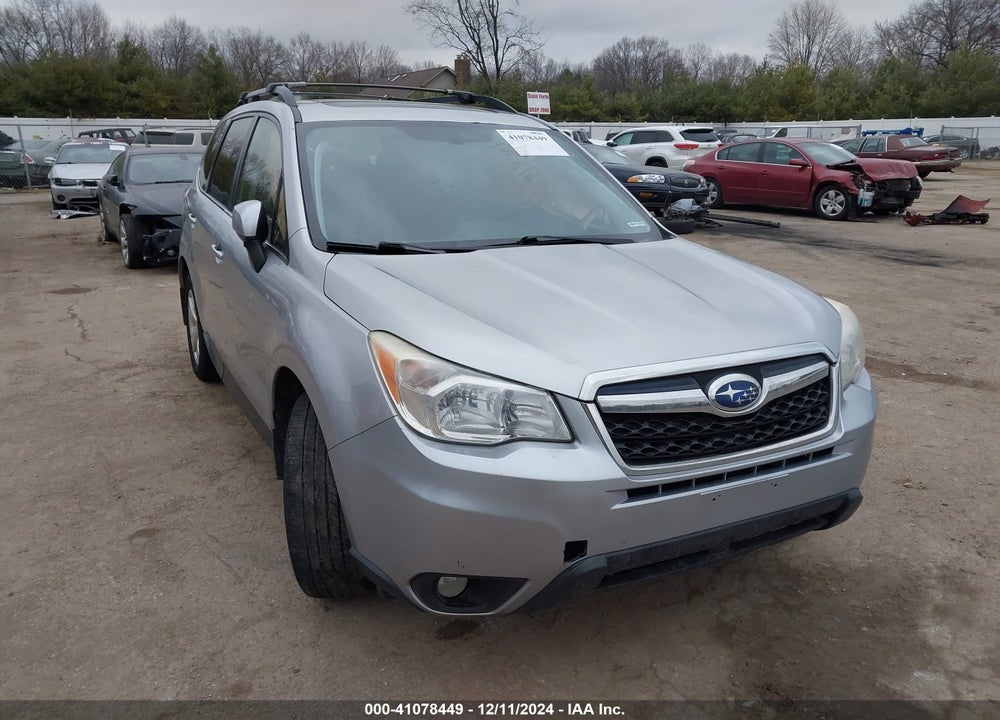 2014 SUBARU FORESTER 2.5I TOURING VIN: JF2SJAMC6EH515045