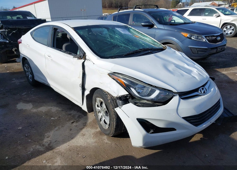 2016 HYUNDAI ELANTRA SE VIN: 5NPDH4AE9GH769301