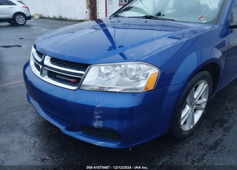 2012 DODGE AVENGER SE VIN: 1C3CDZAG9CN315683