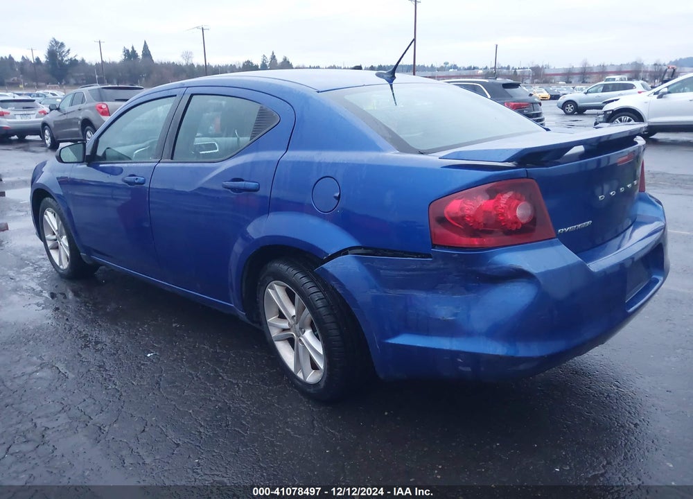 2012 DODGE AVENGER SE VIN: 1C3CDZAG9CN315683