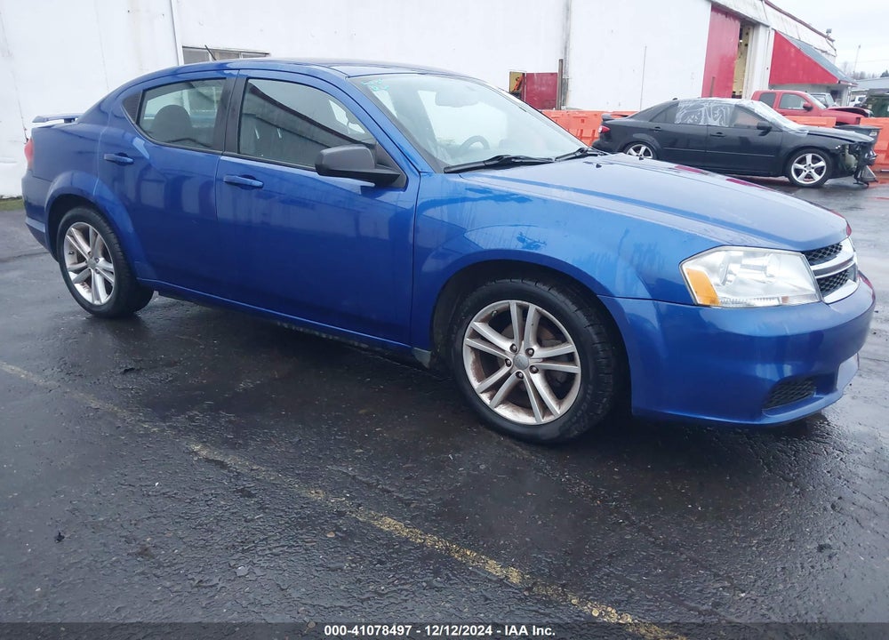 2012 DODGE AVENGER SE VIN: 1C3CDZAG9CN315683