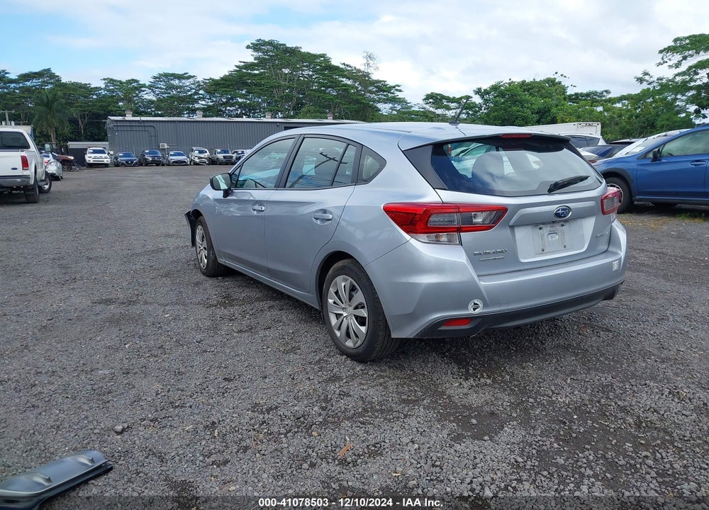 2022 SUBARU IMPREZA BASE 5-DOOR VIN: 4S3GTAB62N3724355