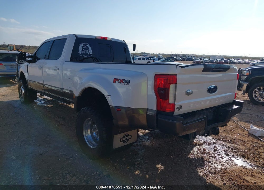 2017 FORD F-350 KING RANCH VIN: 1FT8W3DTXHEC53509