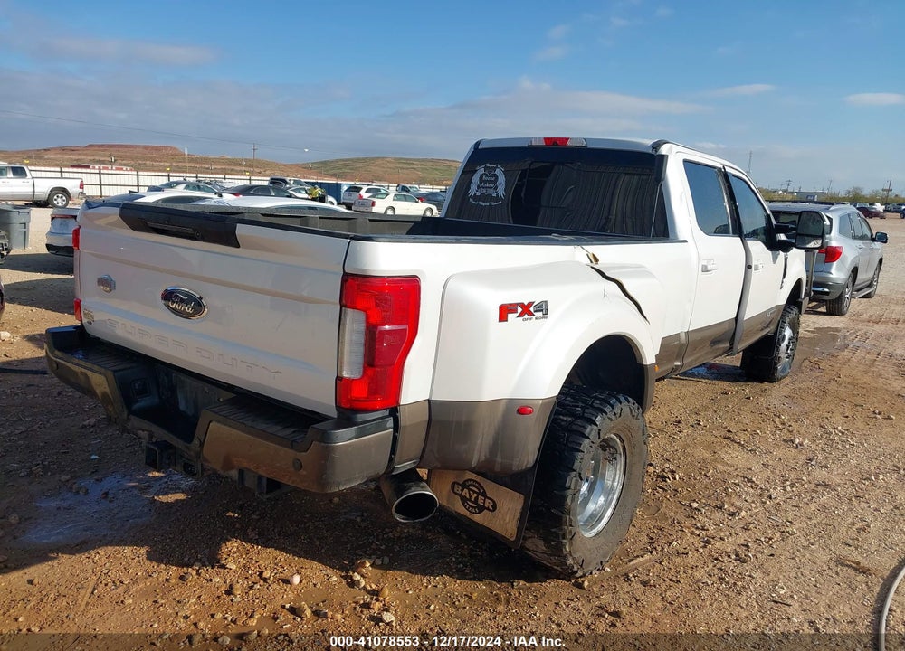 2017 FORD F-350 KING RANCH VIN: 1FT8W3DTXHEC53509