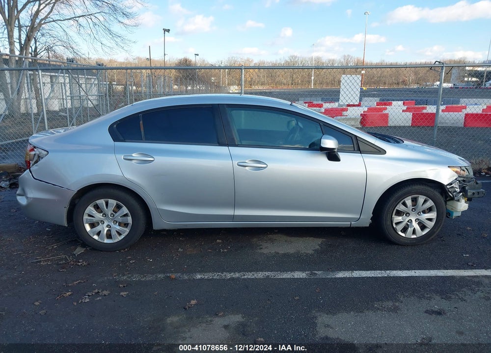 2012 HONDA CIVIC LX VIN: 2HGFB2F54CH606759
