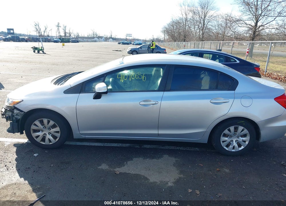 2012 HONDA CIVIC LX VIN: 2HGFB2F54CH606759