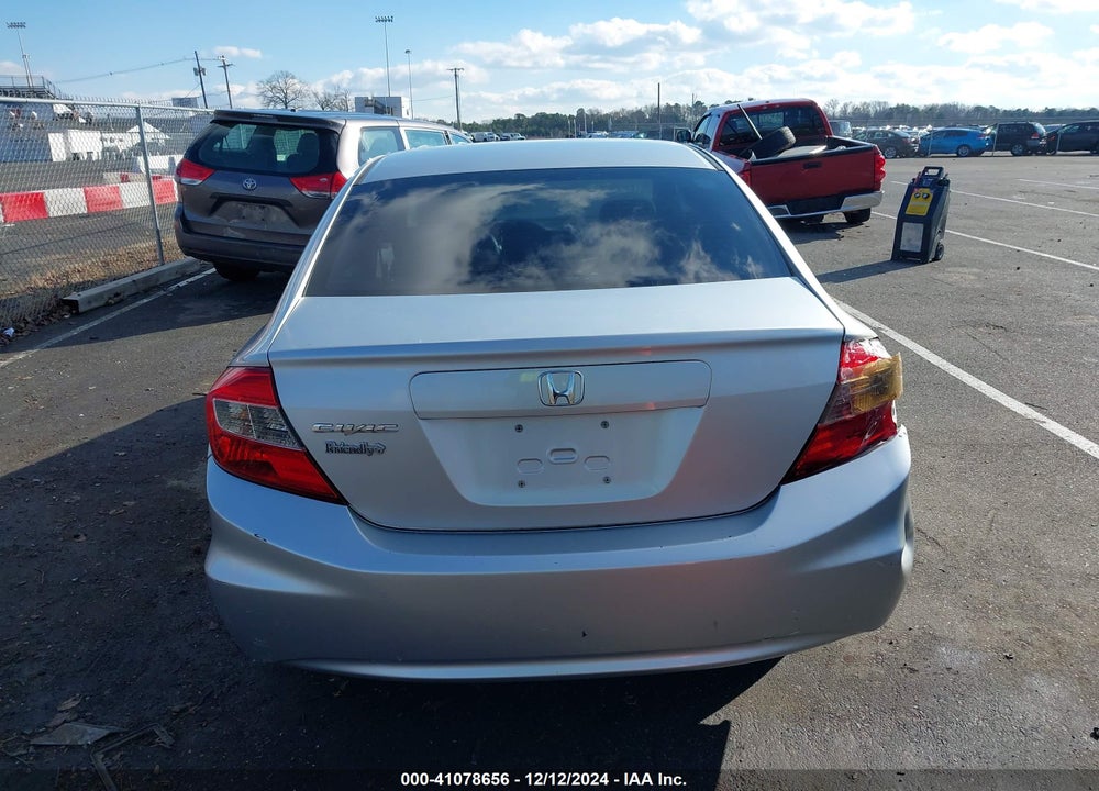 2012 HONDA CIVIC LX VIN: 2HGFB2F54CH606759