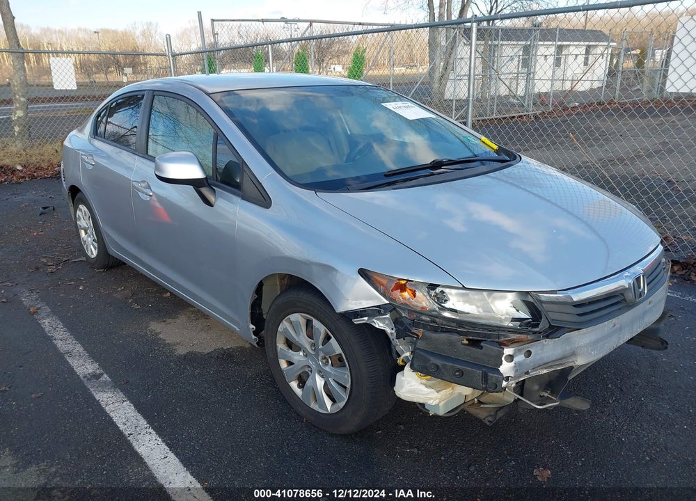 2012 HONDA CIVIC LX VIN: 2HGFB2F54CH606759