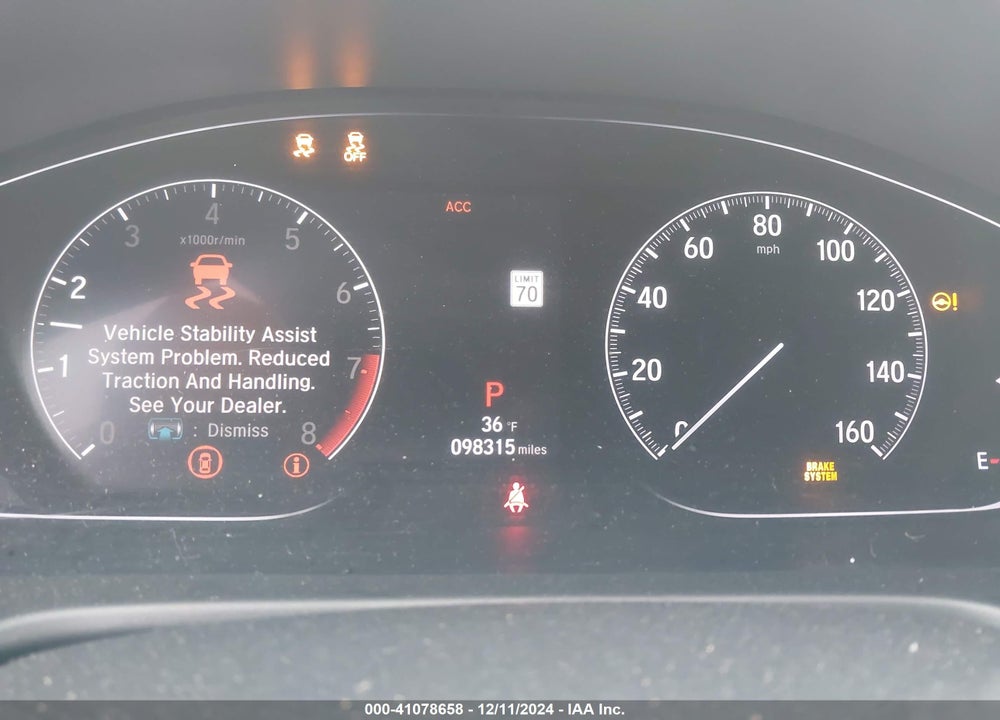 2020 HONDA ACCORD SPORT 2.0T VIN: 1HGCV2F30LA018753