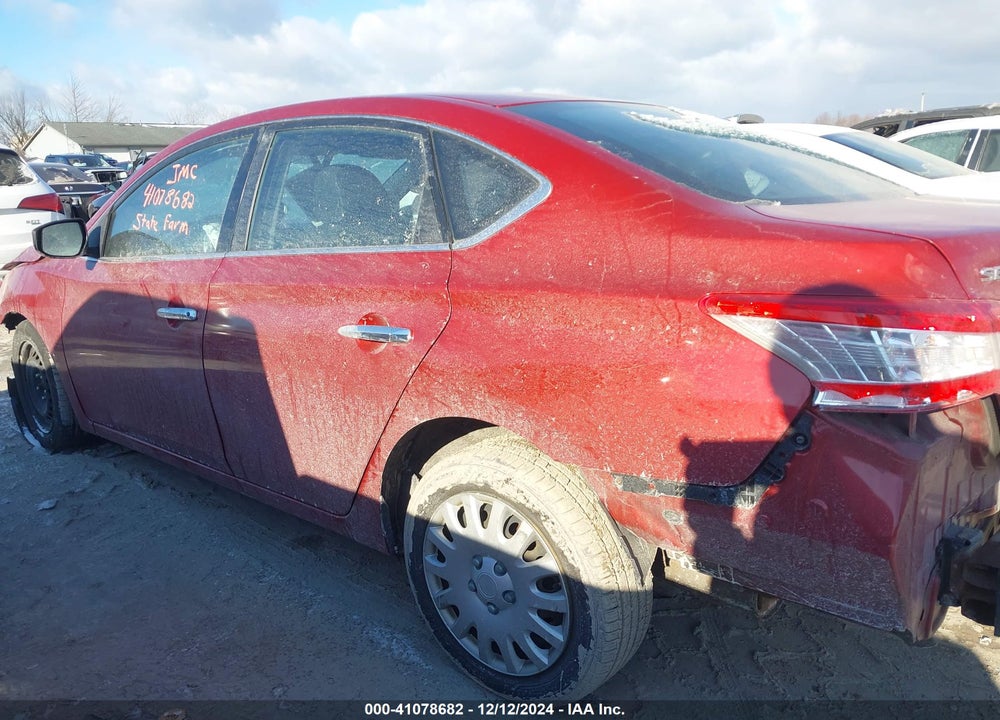 2014 NISSAN SENTRA SV VIN: 3N1AB7AP9EY295313