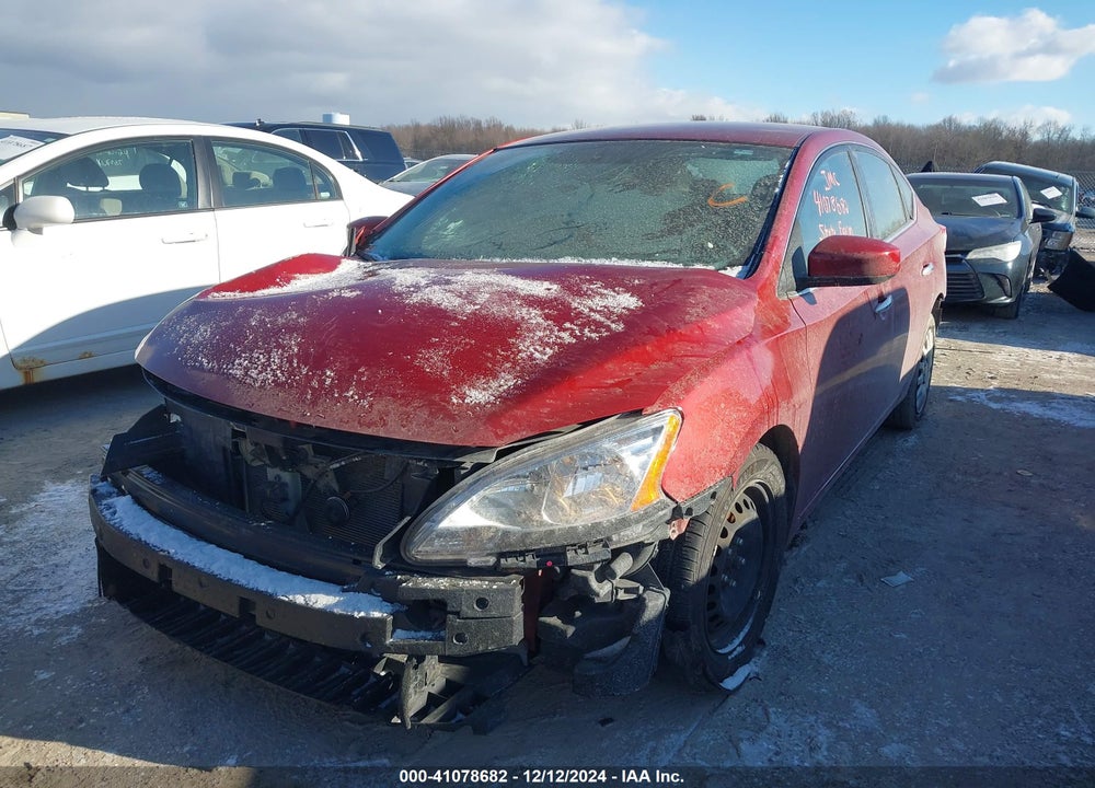 2014 NISSAN SENTRA SV VIN: 3N1AB7AP9EY295313