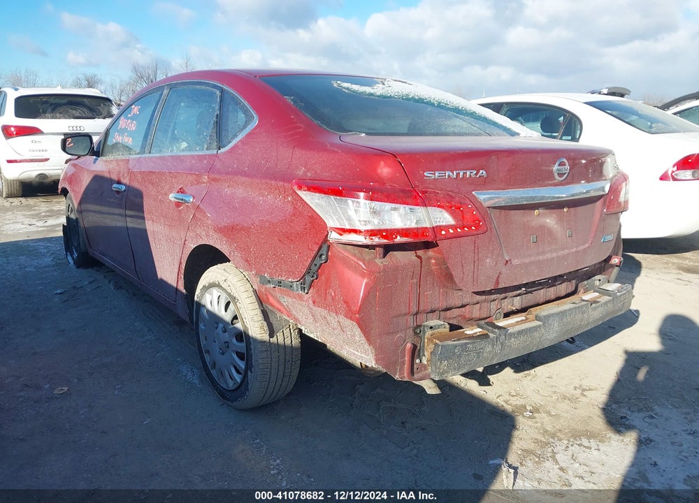 2014 NISSAN SENTRA SV VIN: 3N1AB7AP9EY295313