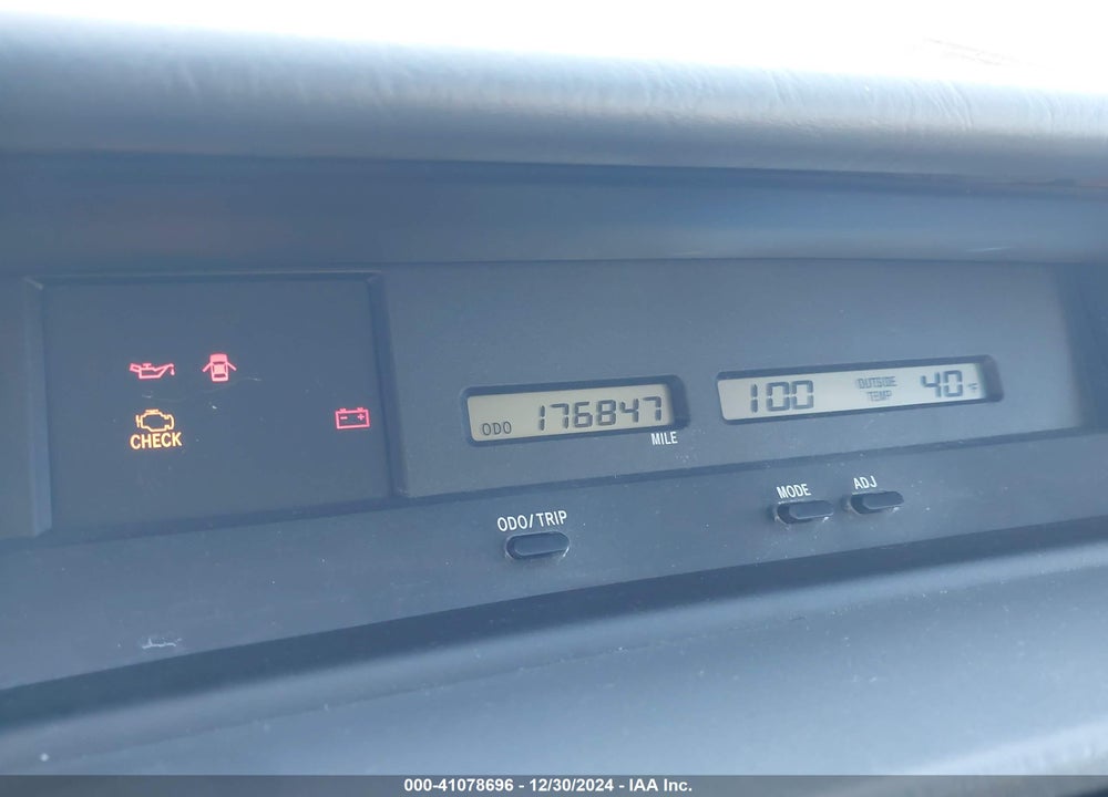 2001 TOYOTA AVALON XL VIN: 4T1BF28B81U190578