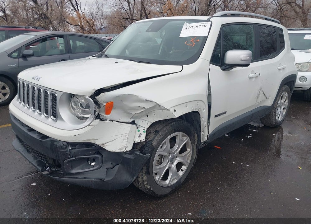 2017 JEEP RENEGADE LIMITED FWD VIN: ZACCJADB3HPF78000
