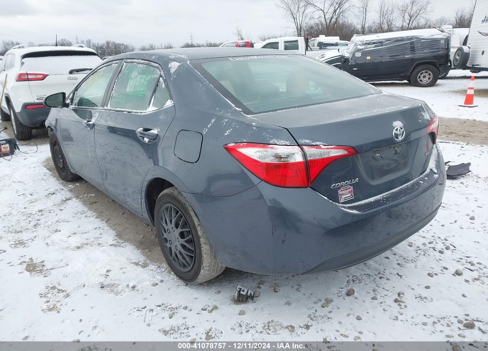 2015 TOYOTA COROLLA LE VIN: 5YFBURHE2FP270590