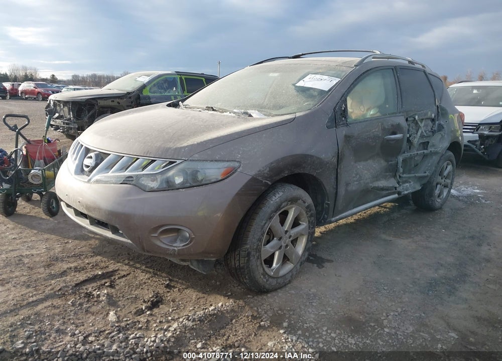 2010 NISSAN MURANO SL VIN: JN8AZ1MU1AW011525