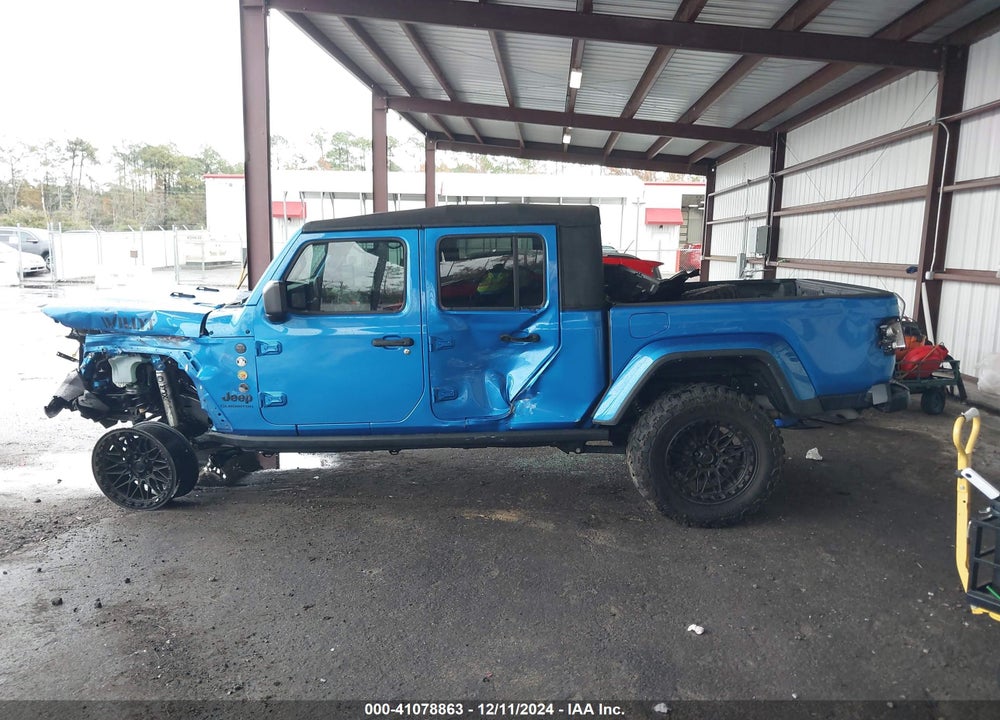 2022 JEEP GLADIATOR WILLYS 4X4 VIN: 1C6HJTAG3NL107893