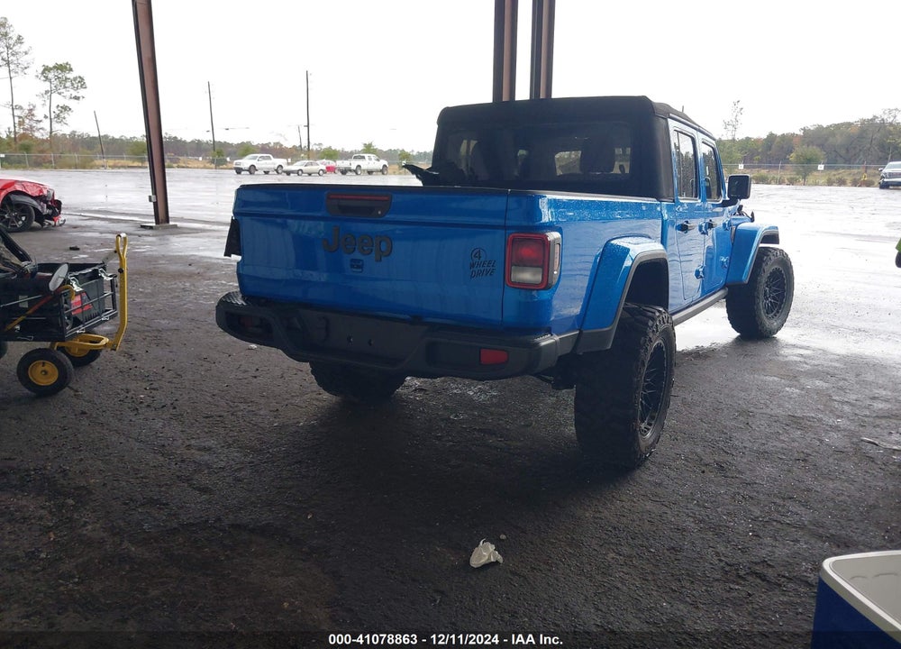 2022 JEEP GLADIATOR WILLYS 4X4 VIN: 1C6HJTAG3NL107893
