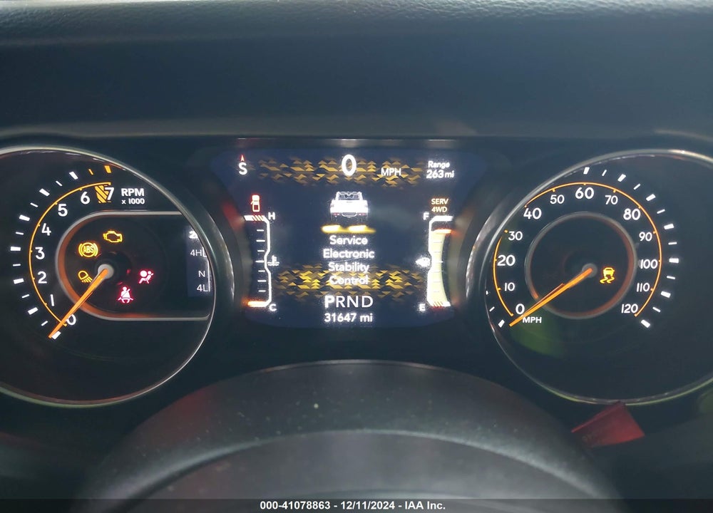 2022 JEEP GLADIATOR WILLYS 4X4 VIN: 1C6HJTAG3NL107893