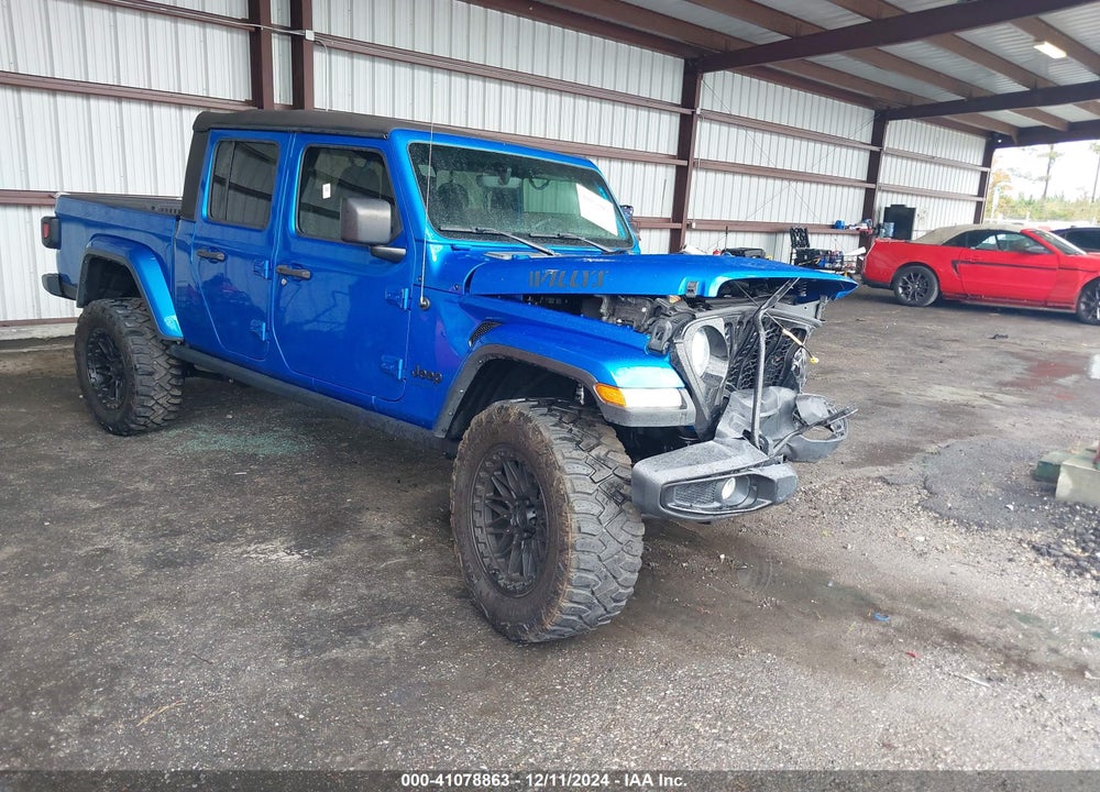 2022 JEEP GLADIATOR WILLYS 4X4 VIN: 1C6HJTAG3NL107893
