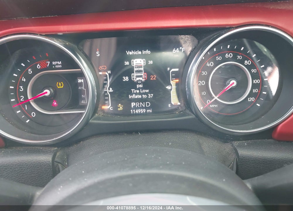 2019 JEEP WRANGLER UNLIMITED RUBICON 4X4 VIN: 1C4HJXFN6KW605331