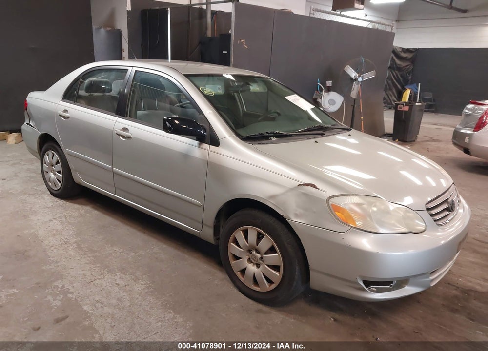 2003 TOYOTA COROLLA LE VIN: 2T1BR32E93C040905