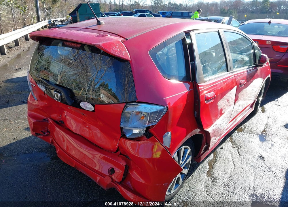 2012 HONDA FIT SPORT VIN: JHMGE8H5XCC036004