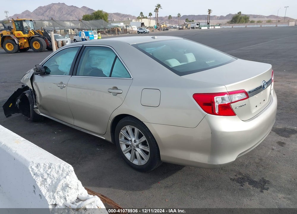 2014 TOYOTA CAMRY HYBRID XLE VIN: 4T1BD1FK8EU104873