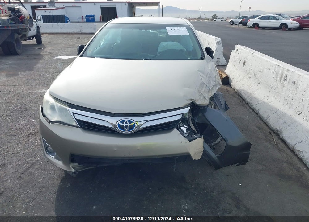 2014 TOYOTA CAMRY HYBRID XLE VIN: 4T1BD1FK8EU104873
