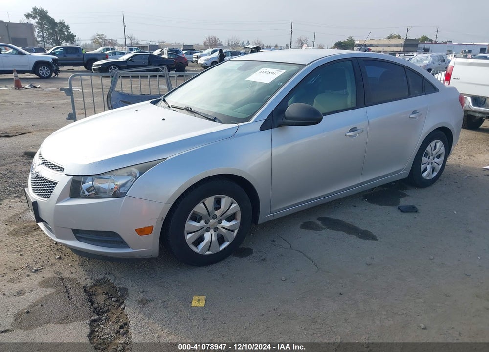 2013 CHEVROLET CRUZE LS MANUAL VIN: 1G1PB5SG3D7250127