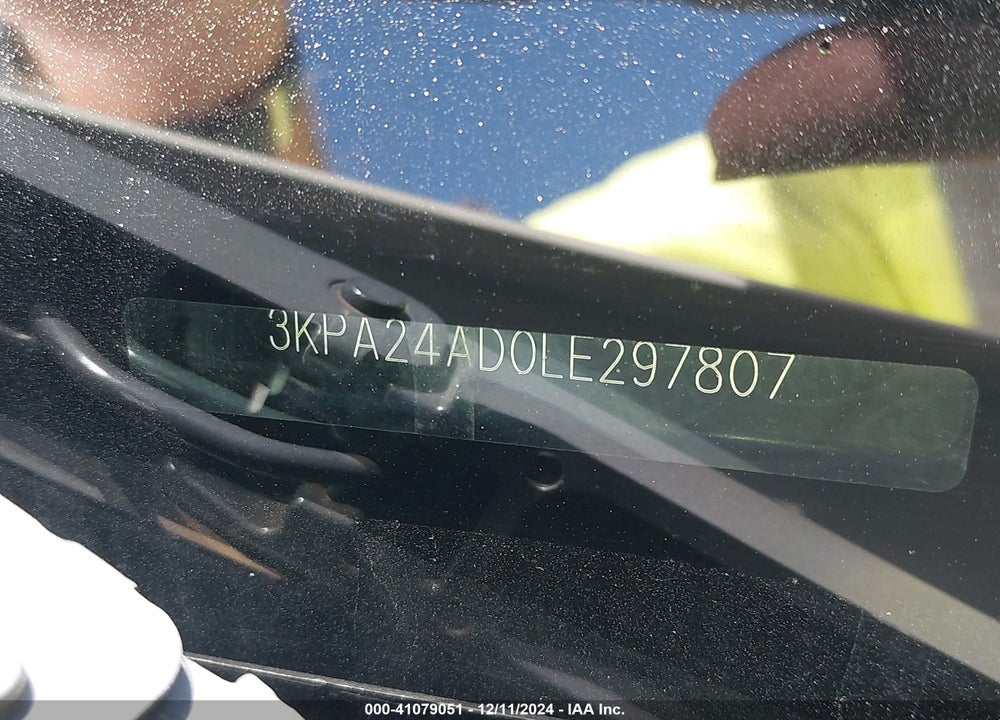 2020 KIA RIO VIN: 3KPA24AD0LE297807
