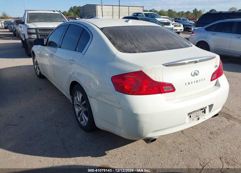 2008 INFINITI G35 JOURNEY VIN: JNKBV61EX8M228503