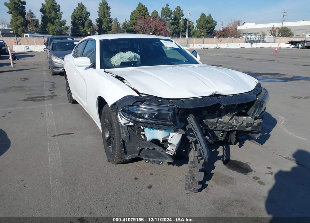 2022 DODGE CHARGER SXT RWD VIN: 2C3CDXBG6NH144907