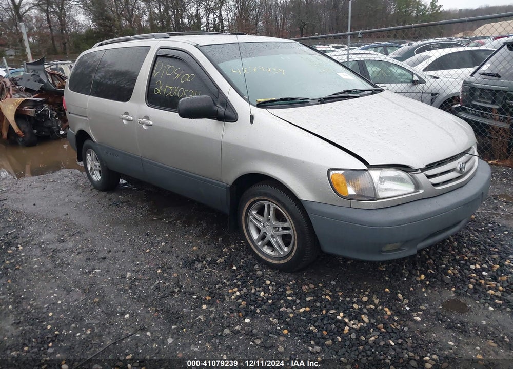 2001 TOYOTA SIENNA LE VIN: 4T3ZF13C21U409714