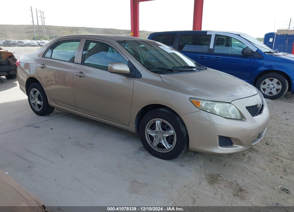 2009 TOYOTA COROLLA LE VIN: 2T1BU40E79C149122