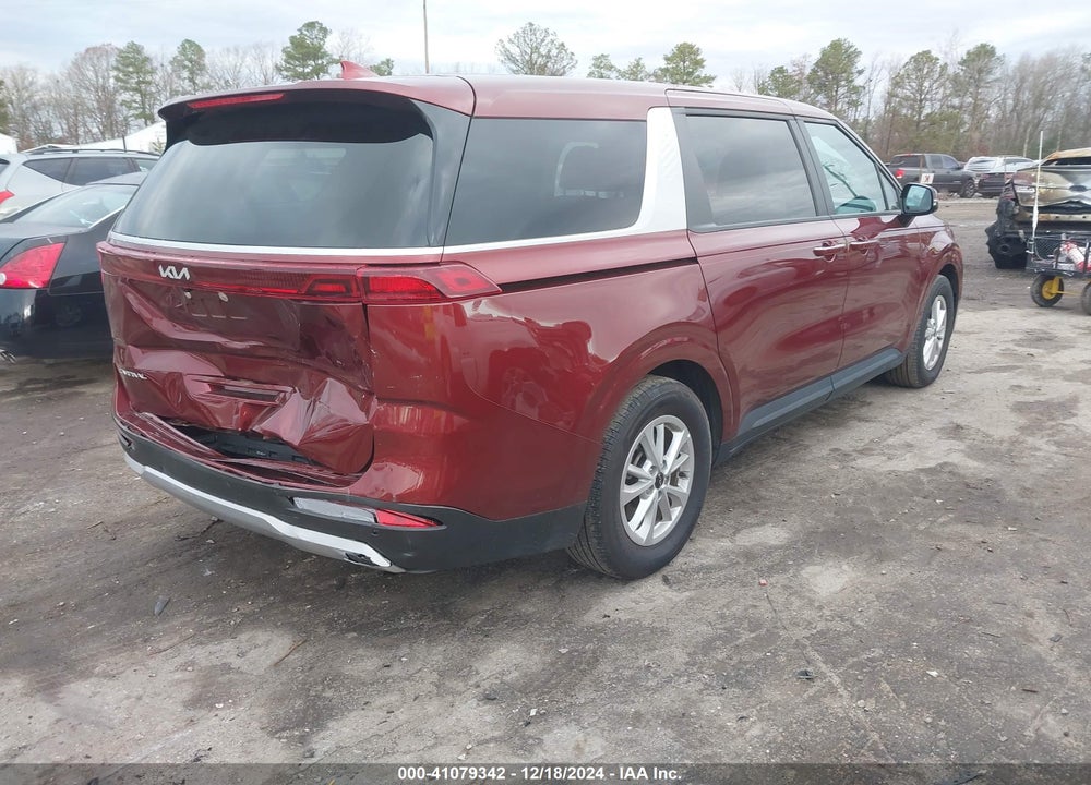 2024 KIA CARNIVAL MPV LX SEAT PACKAGE VIN: KNDNB4H35R6356069