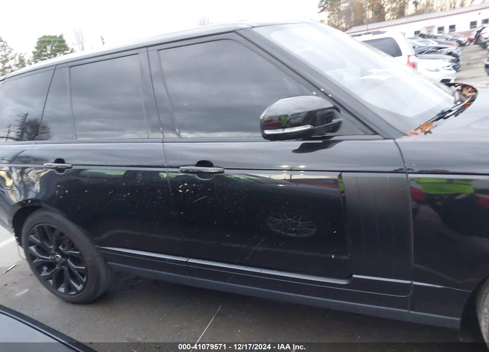 2019 LAND ROVER RANGE ROVER 3.0L V6 SUPERCHARGED VIN: SALGR2RV5KA564294