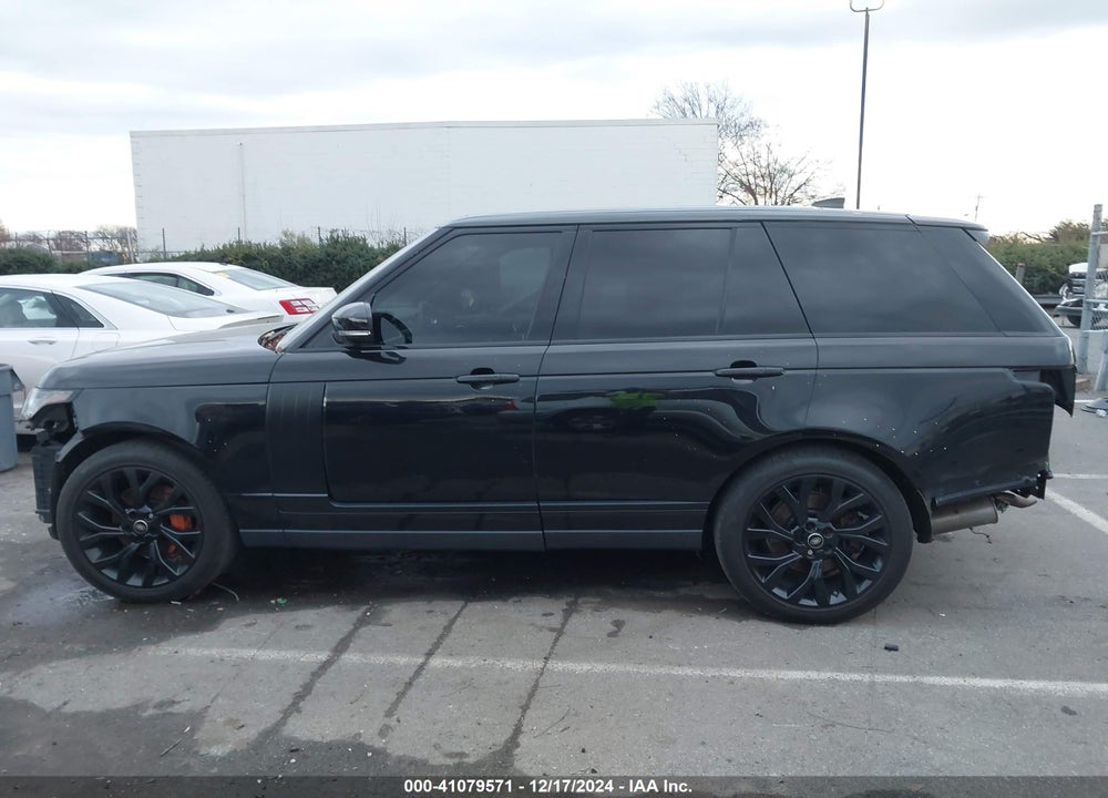2019 LAND ROVER RANGE ROVER 3.0L V6 SUPERCHARGED VIN: SALGR2RV5KA564294