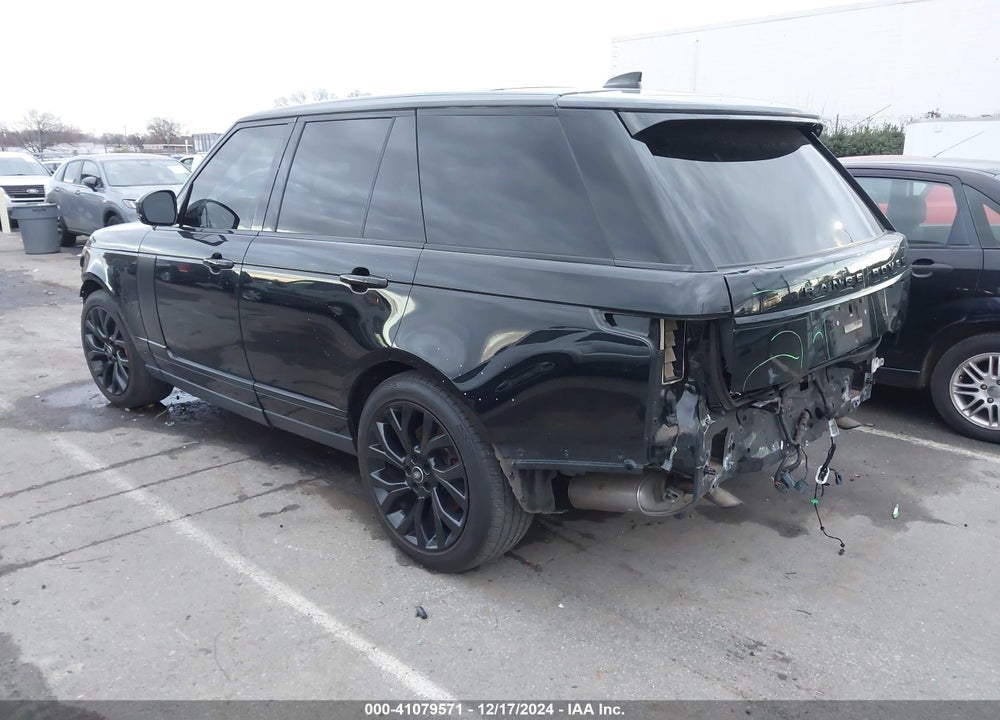 2019 LAND ROVER RANGE ROVER 3.0L V6 SUPERCHARGED VIN: SALGR2RV5KA564294