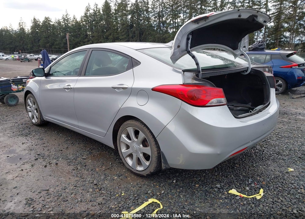 2013 HYUNDAI ELANTRA LIMITED VIN: KMHDH4AEXDU569055
