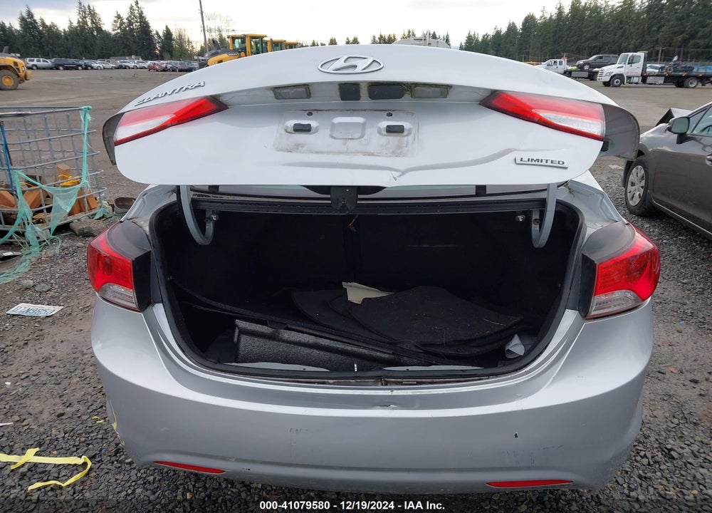 2013 HYUNDAI ELANTRA LIMITED VIN: KMHDH4AEXDU569055