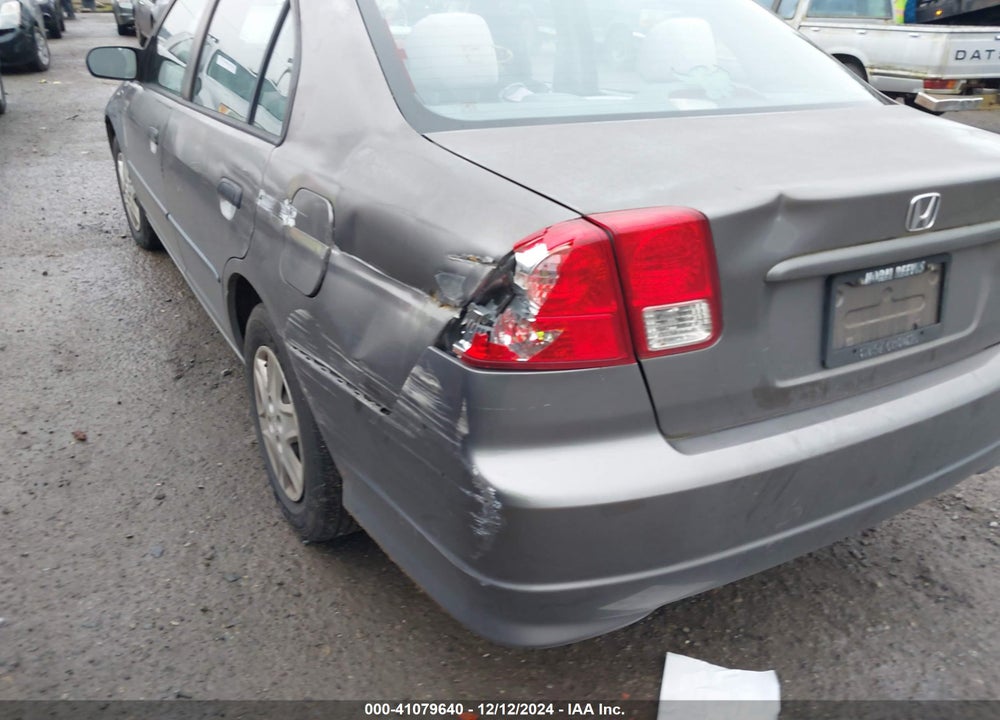2005 HONDA CIVIC SDN VP VIN: 2HGES16365H577353