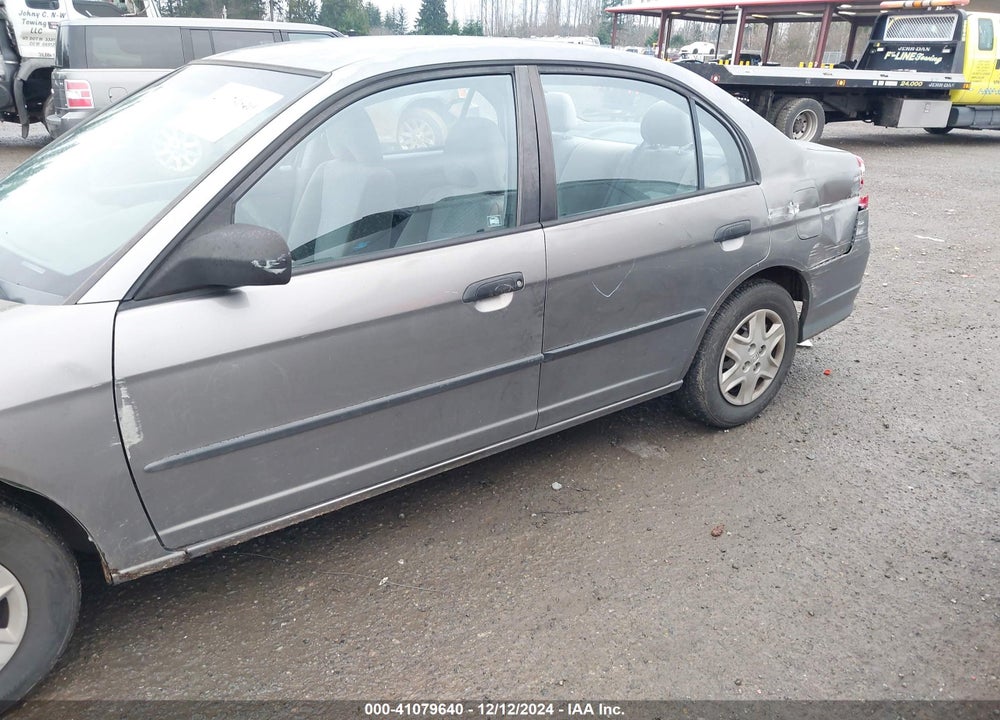 2005 HONDA CIVIC SDN VP VIN: 2HGES16365H577353