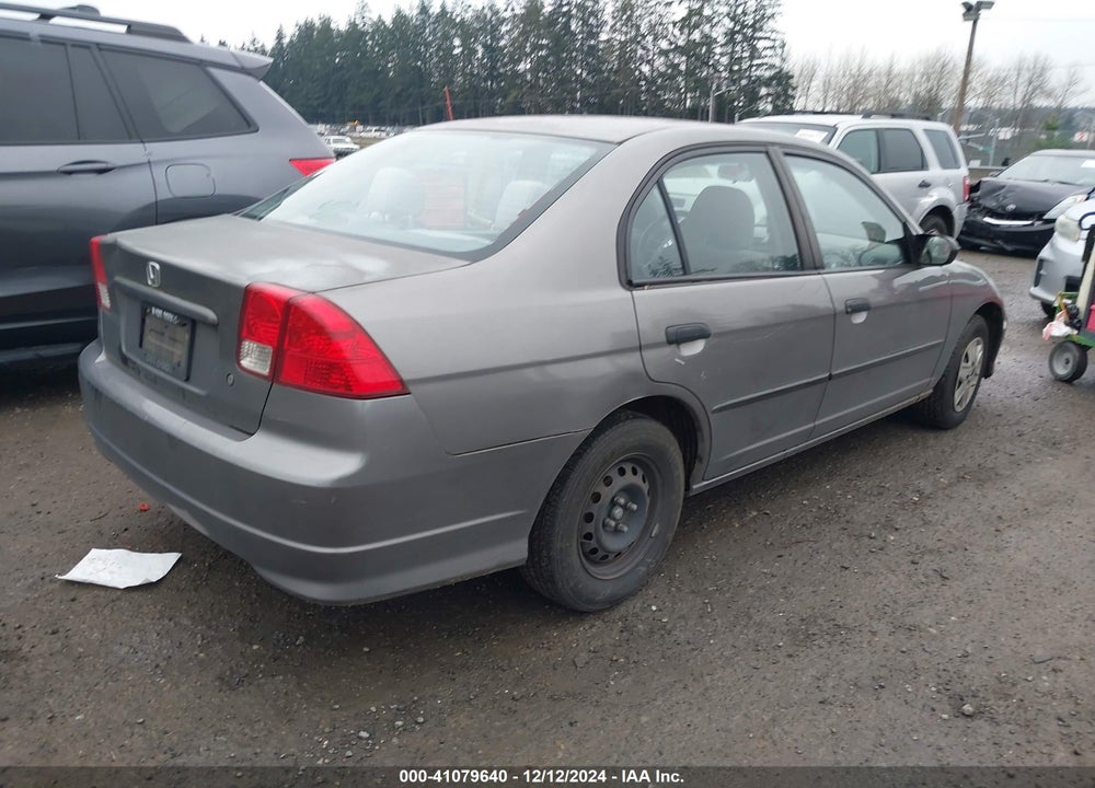 2005 HONDA CIVIC SDN VP VIN: 2HGES16365H577353