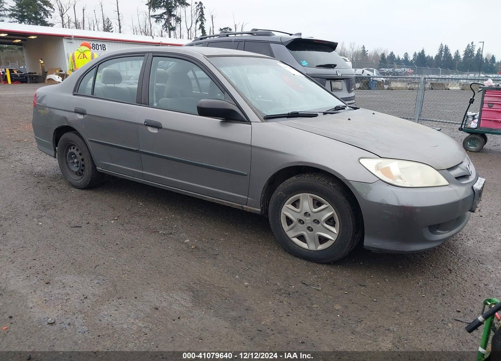 2005 HONDA CIVIC SDN VP VIN: 2HGES16365H577353