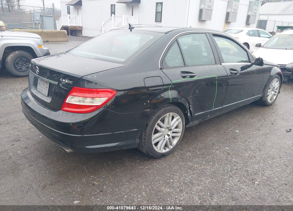 2010 MERCEDES-BENZ C 300 VIN: WDDGF8BB9AR096109